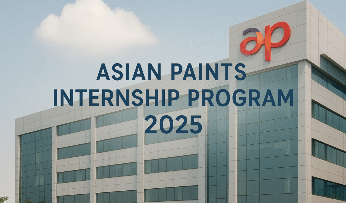 Asian Paints Internship Program: Stipend, Application Process & Perks for Freshers