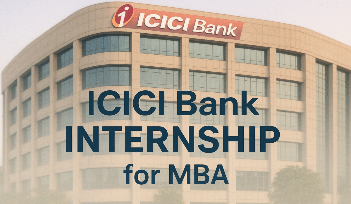 ICICI Bank Internship for MBA, Undergraduates & Freshers – Apply Now