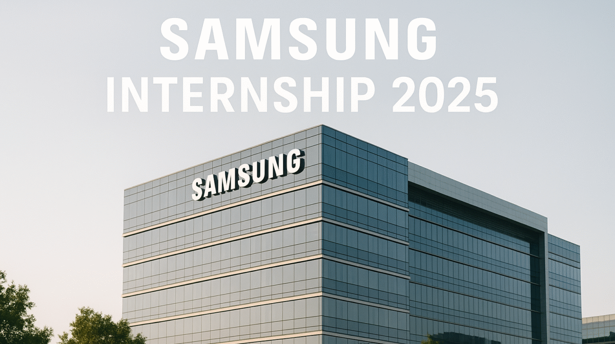 Samsung Internship 2025 Stipend & Program Details 2025 (India)