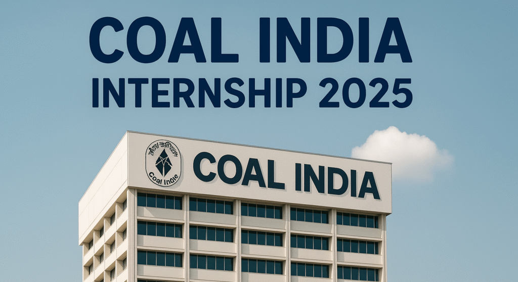 Coal India Internship 2025