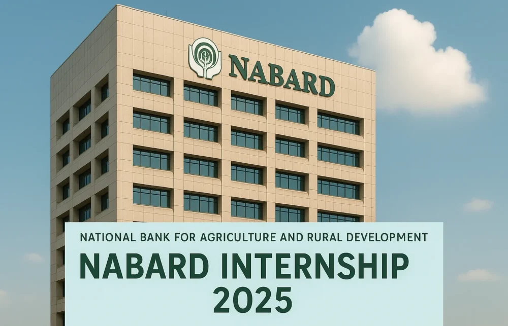 NABARD internship 2025 For Graduates And Ungraduates Students – Apply !!