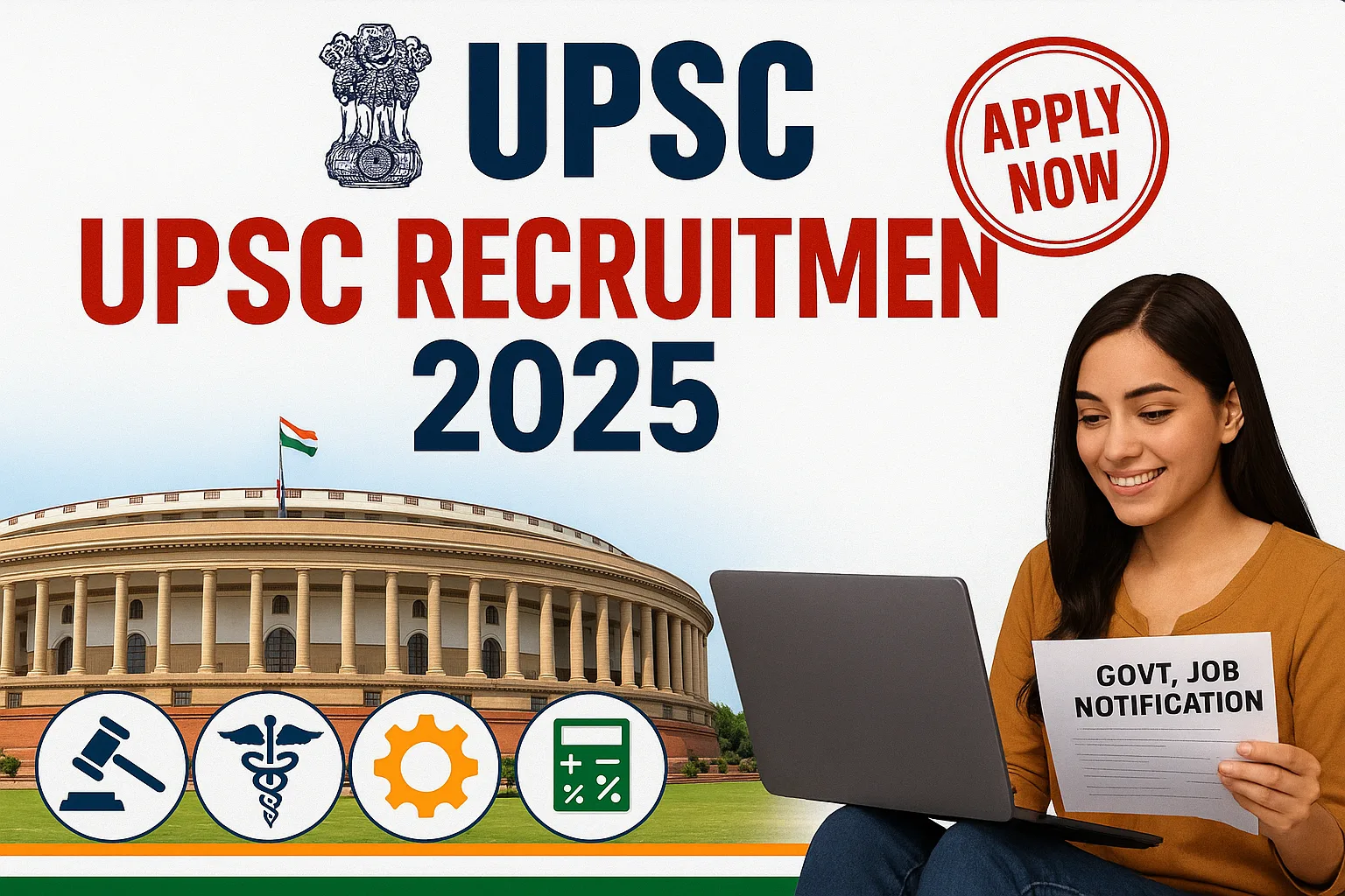 UPSC Recruitment 2025: Complete Vacancy List, Salary, Apply Online & Syllabus