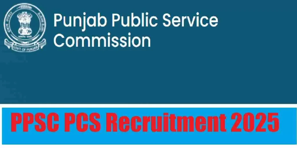 Punjab PCS Recruitment 2025