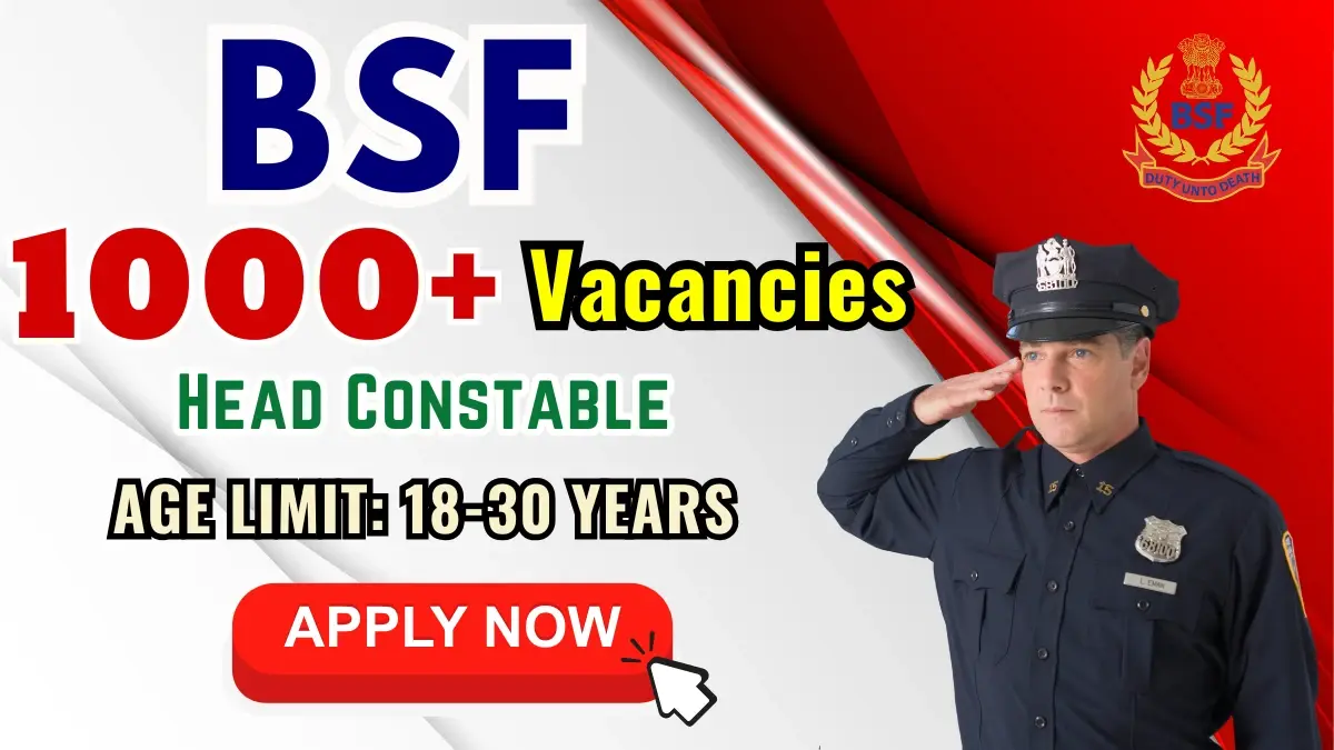 BSF Head Constable Recruitment 2025: Salary, Eligibility, Exam Date & Syllabus