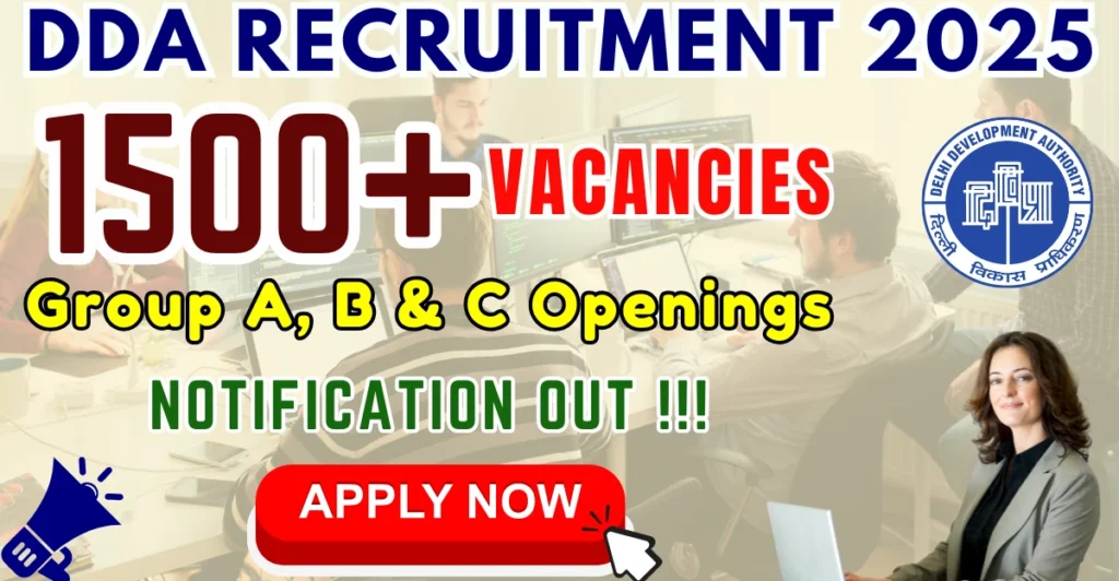 DDA MTS Recruitment 2025